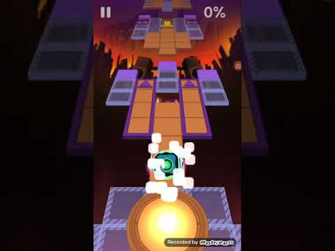 AT 74% THE GEM IS EASIER THAN THE OTHER WAY | Rolling Sky Level 21 Street Basketball 100% (Easy way)