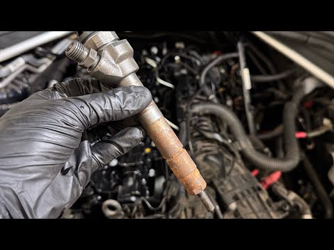 How to remove a seized diesel injector no special tools needed.