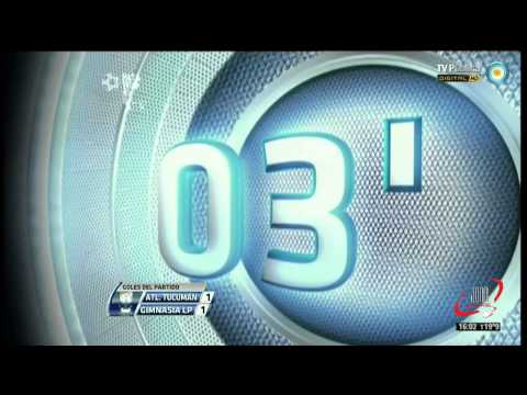RESUMEN PARTIDO - ATLETICO TUCUMAN 1 GIMNASIA LA PLATA 1 - FECHA 6 B NACIONAL (16 09 2012)