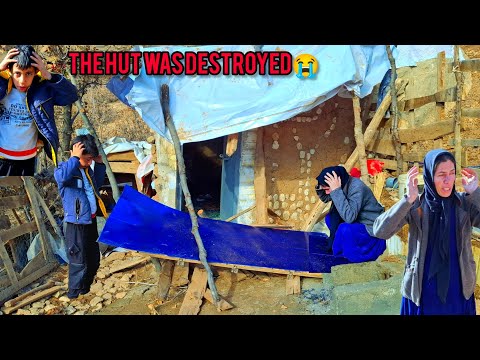 The Cabin Collapsed on Batool and Her Children | Will They Survive