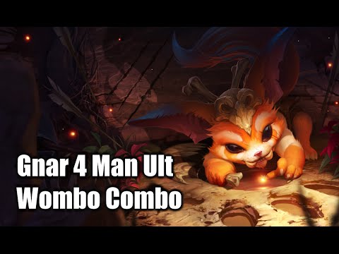 League of Legends - Gnar 4 Man Wall Ult Wombo Combo