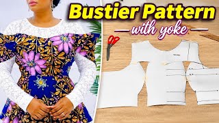 Beginner Friendly Bustier Pattern with Yoke 
