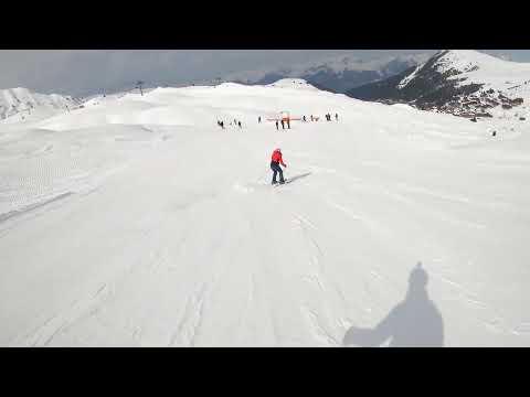 Piste Sources Red and Belle Plagne  La Plagne/Paradiseski Bellecote area