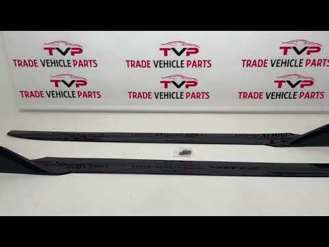 Fits BMW X7 G07 2019- Side Skirts Extension Blades Gloss Black video