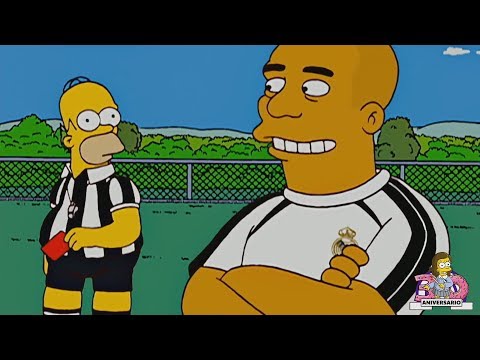 ¡Ronaldo En Los Simpson! - Homero Es Árbitro De Fútbol (por primera vez)