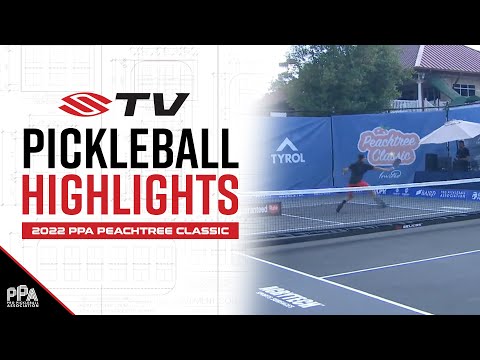 Julian Arnold Cross Court Forehand Pickleball highlight - 2022 PPA Peachtree Classic Men's Singles