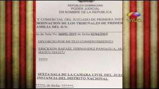 Se filtra foto del acta de divorcio de Mozart La Para y Alexandra Hatcu