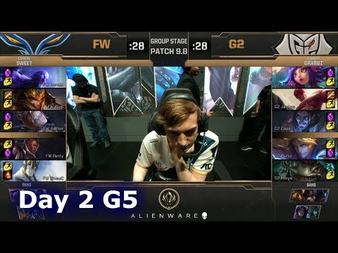 Flash Wolves vs G2 eSports | LoL MSI 2019 Group Stage Day 2 | FW vs G2