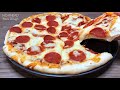NO-KNEAD PIZZA DOUGH BASE | Super Easy & Soft Pizza Dough Recipe | Beginner friendly