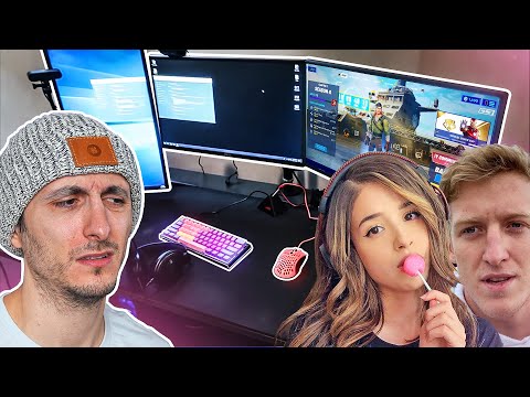 Reacting to Popular Youtuber's Setups Ft. Pokimane & Tfue