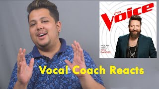 Vocal Coach Reacts to The Voice 2016 Blind Audition Nolan Neal &#39;Tiny Dancer&#39; | muzikclass