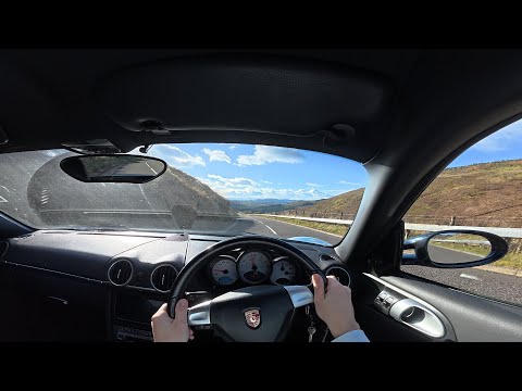 Porsche 987 Cayman S - POV Drive (Scottish B Road) 4K