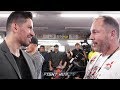 JUSTIN FORTUNE "MANNY WILL DESTORY BRONER; I THINK HE MAKES HIM QUIT"