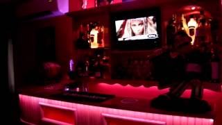 home theatre & bar,led lights,jukebox,& pioneer icontrol AV2 remote control with ipad3 software