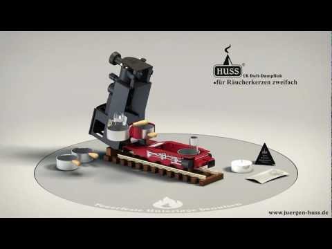 " 1K DUFT DAMPFLOK " für Räucherkerzen / Duftharze / Duftöle / Tassenwärmer - Aus dem Erzgebirge