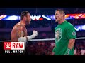 FULL MATCH John Cena CM Punk Vs Daniel Bryan Big Show Raw Aug 13 2012