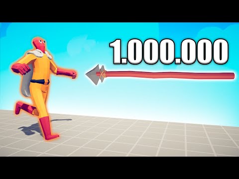 1.000.000 DAMAGE SPEAR THROWER vs UNITS - TABS | Totally Accurate Battle Simulator 2024