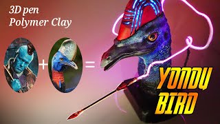 How to make Yondu Bird I Zoo Guardians of the galaxy I 3D pen & Polymer Clay