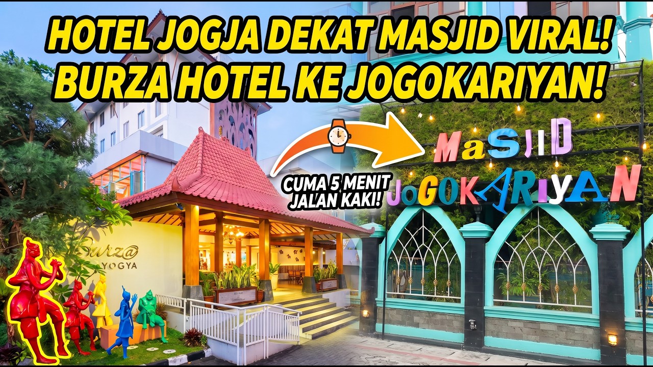 VLOG JOGJA 2026: Nginap Nyaman di Burza Hotel, Cuma Jalan Kaki ke Masjid Jogokariyan!
