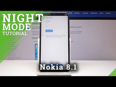 How to Enable Night Mode in Nokia 8.1 - Eye Comfort Mode