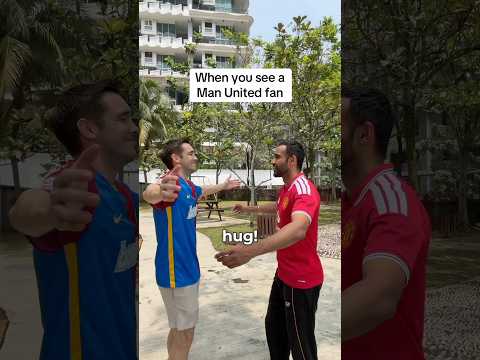 When you see a Man United fan