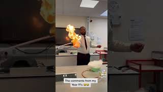 Bubbles 🔥                       #methane #methanebubbles #science #teacher #scienceteacher