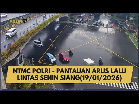 NTMC POLRI - PANTAUAN ARUS LALU LINTAS SIANG SIANG (19/01/2026)