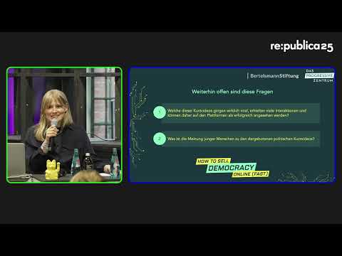 re:publica 25: How to Sell Democracy Online (Fast)? Zur Social-Media-Ansprache junger Menschen