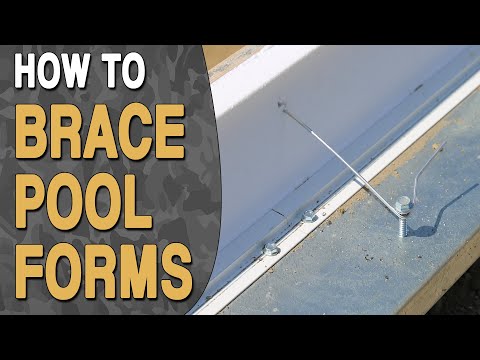 Bracing Concrete Pool Forms