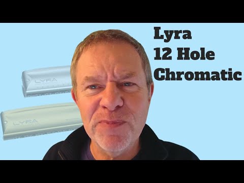 Lyra 12  Hole  Chromatic Harmonica. Unbox and Play.
