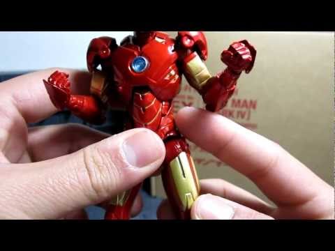 Revoltech Iron Man Mark IV and War Machine Review