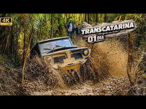 TRANSCATARINA ADVENTURE 02: FOI Pé no Porão na TRILHA EM BRAÇO DO TROMBUDO #4x4 #4x4offroad
