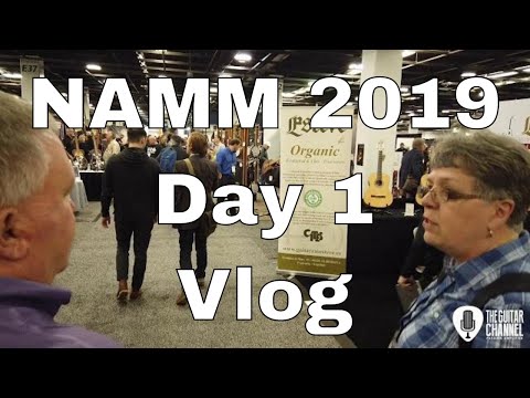 NAMM 2019 vlog for day 1 full of Interviews and great guitar gear