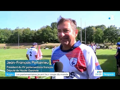 Reportage FRANCE 3 sur le XV Parlementaire pour la coupe du monde de rugby parlementaire 2023