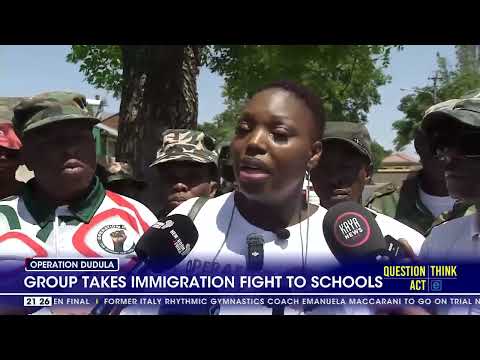 Operation Dudula takes immigration fight to school