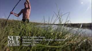 preview picture of video 'SUP Tour Usedom Zecherin - Kröslin'