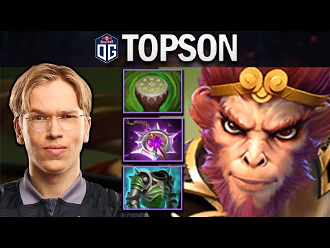 OG.TOPSON SMURF MONKEY KING WITH CUIRASS-NULLIFIER - DOTA 2 7.27 GAMEPLAY