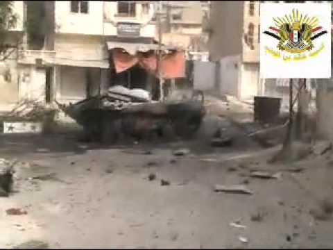 استهداف  قوات النظام من قبل كتيبة خالد بن الوليد في مدينة الرستن في محافظة حمص