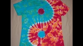 How to Tie Dye a Yin Yang Design