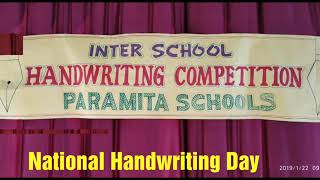 preview picture of video 'Handwriting Day Celebrations 2019'