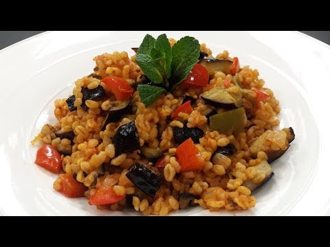 Rreze Dielli 1 Mars 2019 - Të Gatuajmë me Znj. Vjollca P1 Pilaf me bullgur dhe patëllxhanë