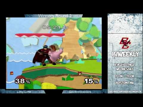 BC Biweekly 43 - Winners Round 2: Limp Lime (Doctor Mario) vs Snickerdoodles (Marth)