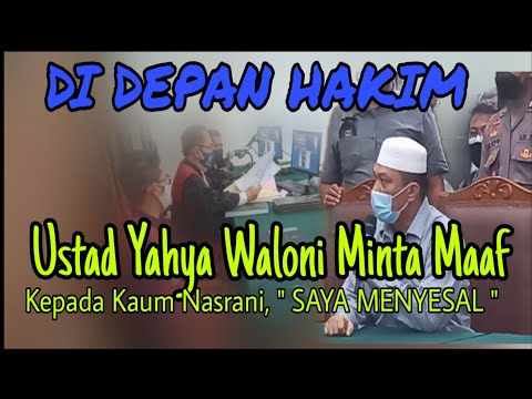 Ustad Yahya Waloni Minta Maaf Ke kaum Nasrani " SAYA MENYESAL "