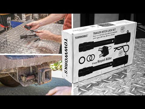 TowWorks Lockable Hitch Pin Set - Unbox/Review/Demo