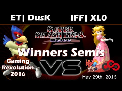 [GR16] Melee W.Semis - ET| Dusk (Falco) VS iFF| Excel Zero (Peach)