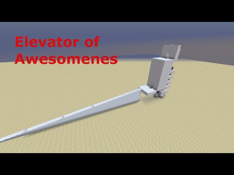 Insane Redstone Elevator in Minecraft