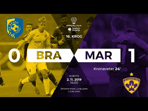 16.krog: Bravo - Maribor 0:1 ; Prva liga Telekom Slovenije 2019/2020