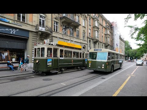 Trams in der Schweiz, Historischer Betrieb in Bern am 25. Mai 2025