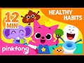 Bath Time song and 9+ songs| Healthy Habits Songs | + Compilation | Pinkfong Songs for Children