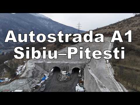 Autostrada A1 Sibiu–Pitești: lucrările spectaculoase la Tunelul Robești